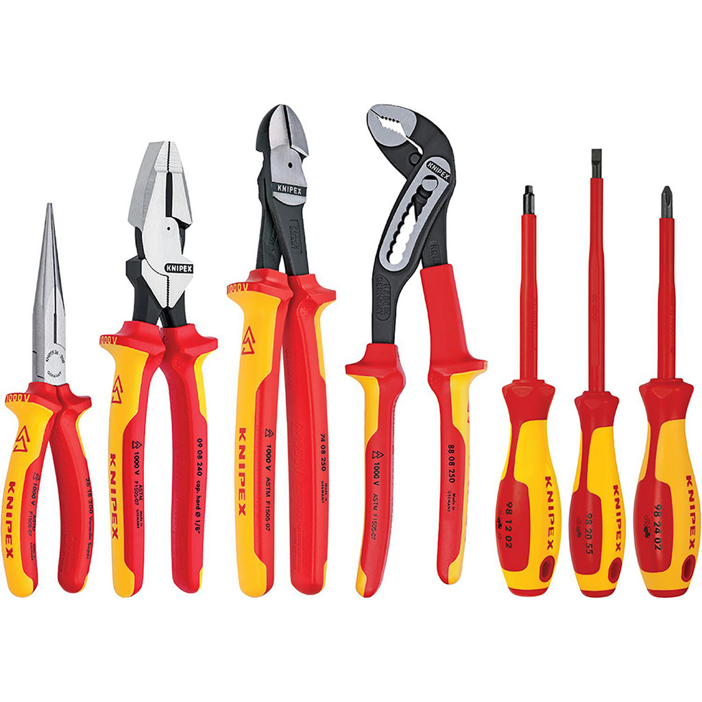 Knipex - Insulated Plier & Screwdriver Set: 7 Pc | MSC Direct