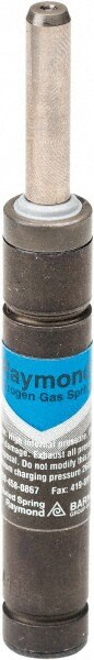 8mm Rod Diam, 19mm Diam, 125mm Max Stroke, Nitrogen Gas Spring Cylinder