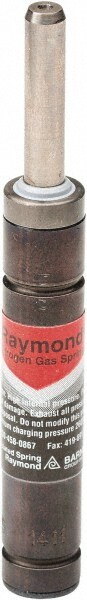 M6 Fill Port, M6 Mt Hole, 8mm Rod Diam, 19mm Diam, 125mm Max Stroke, Red Nitrogen Gas Spring Cylinder