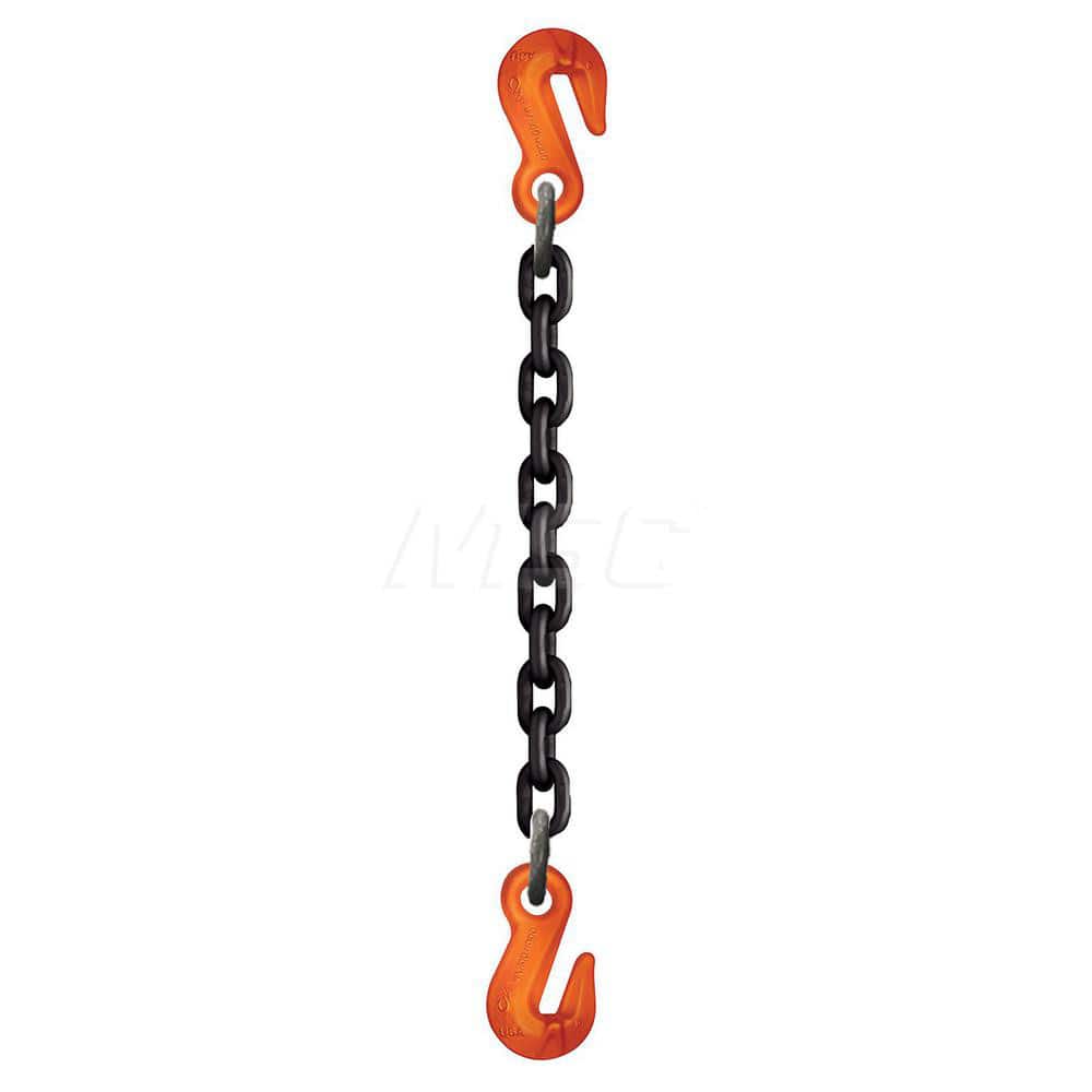 Lift-All 932SGGW10X10 Chain Sling: 1.91" Wide, 10 Long, 2,700 lb Vertical, Steel 