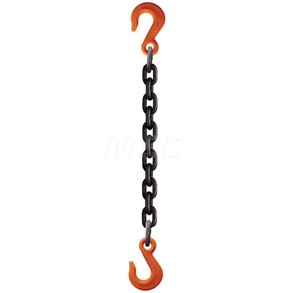 Lift-All 932SSSW10X5 Chain Sling: 3.5" Wide, 5 Long, 2,700 lb Vertical, Steel 
