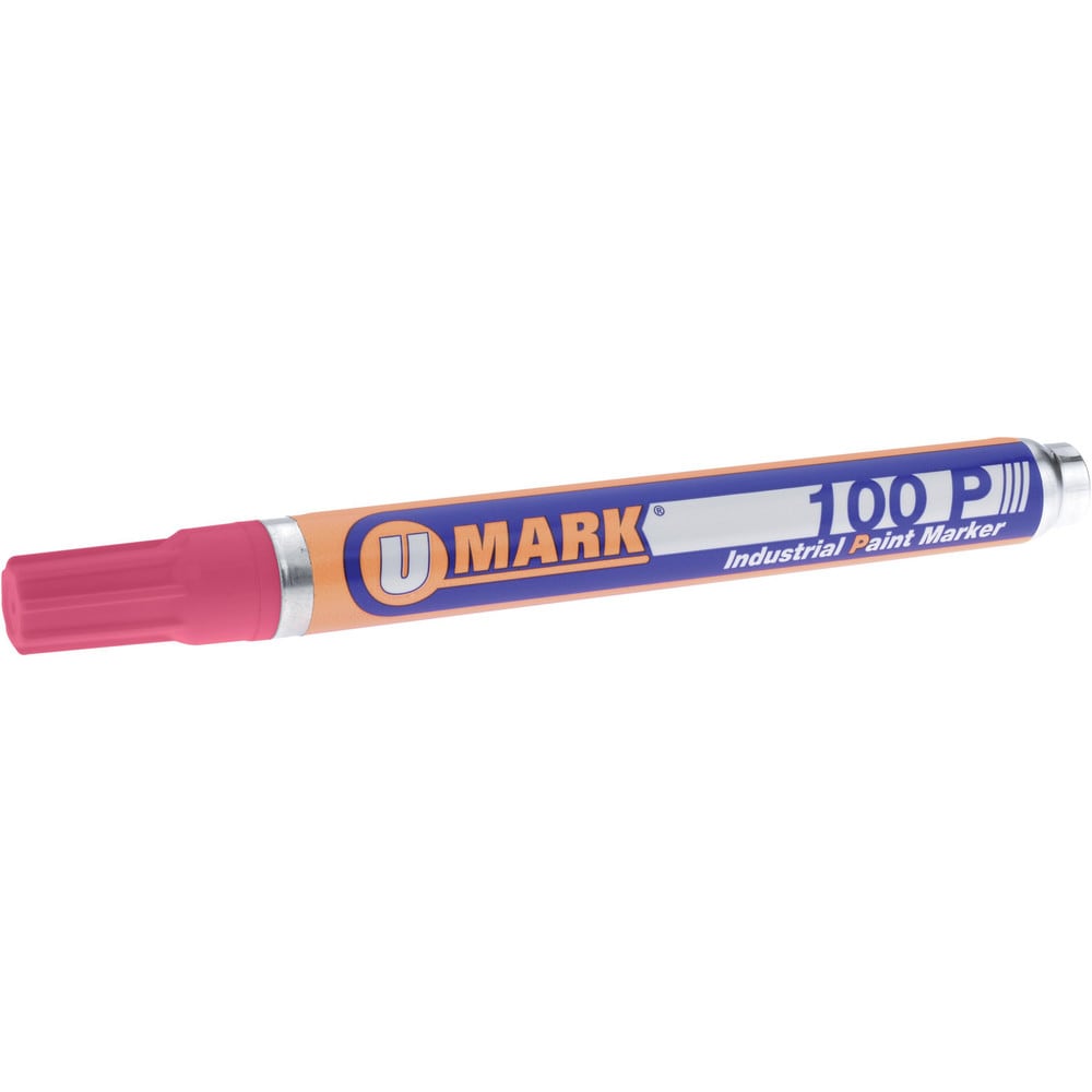 Solid Paint Marker: Pink, Oil-Based, Bullet Point