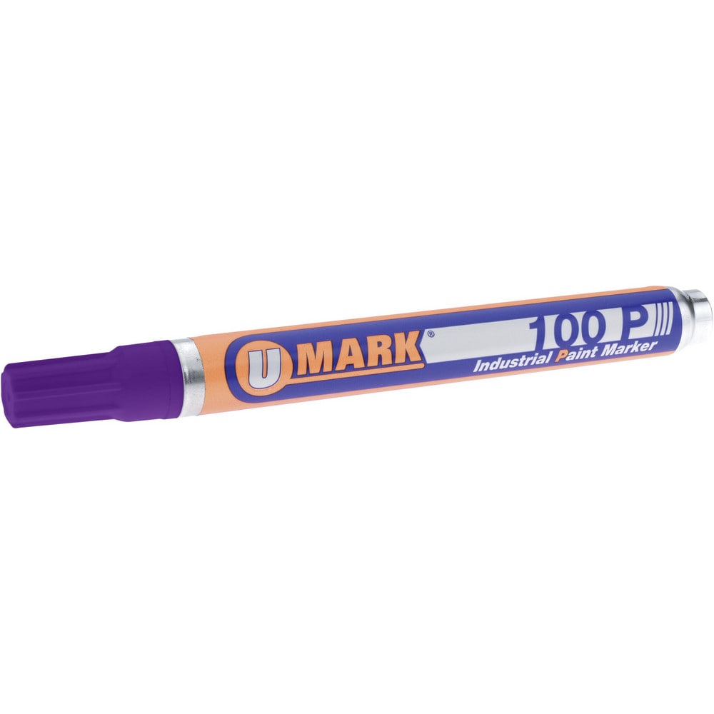 Solid Paint Marker: Violet, Oil-Based, Bullet Point