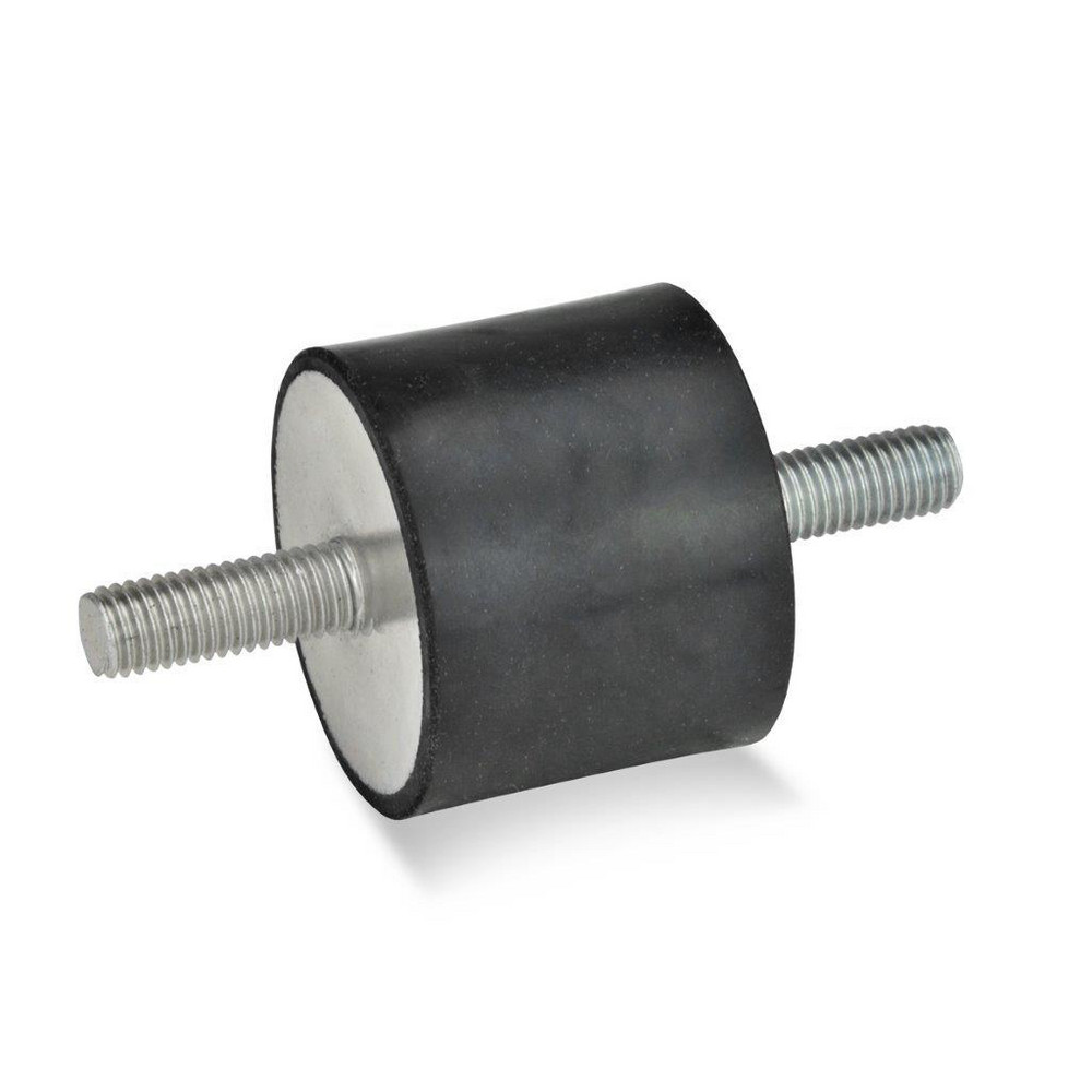 J.W. Winco Vibration Isolators; Isolator Type Stud/Stud; Insert Material ZincPlated Steel