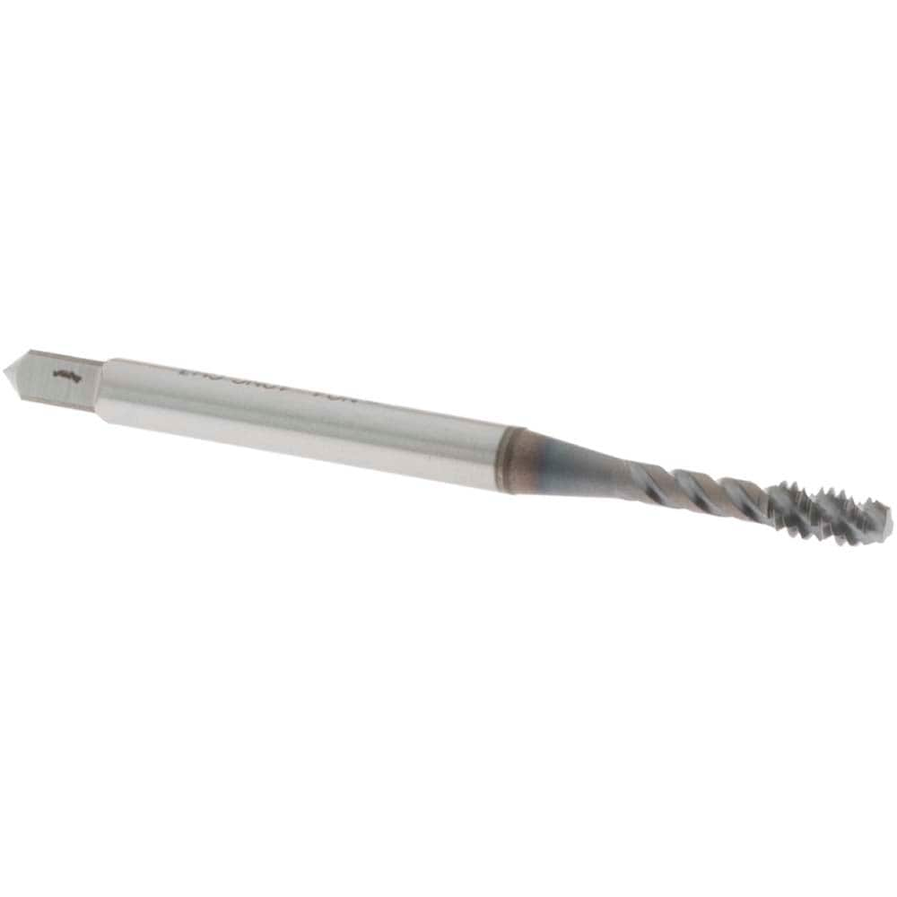 OSG 2911408 Spiral Flute Tap: #4-40, UNC, 3 Flute, Modified Bottoming, Vanadium High Speed Steel, TICN Finish Image