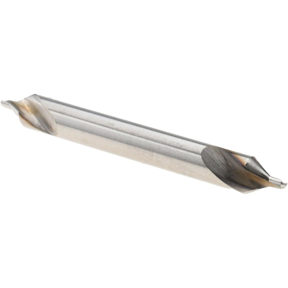 thumbnail image 2 of High-Speed Steel Combination Drill Countersink - 4 Long Plain Type, 4 Size, Bright Finish 2 of 13
