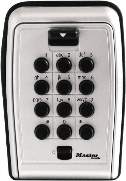 Master Lock 5423D Push Button Combination Wall Mount Key Safe 