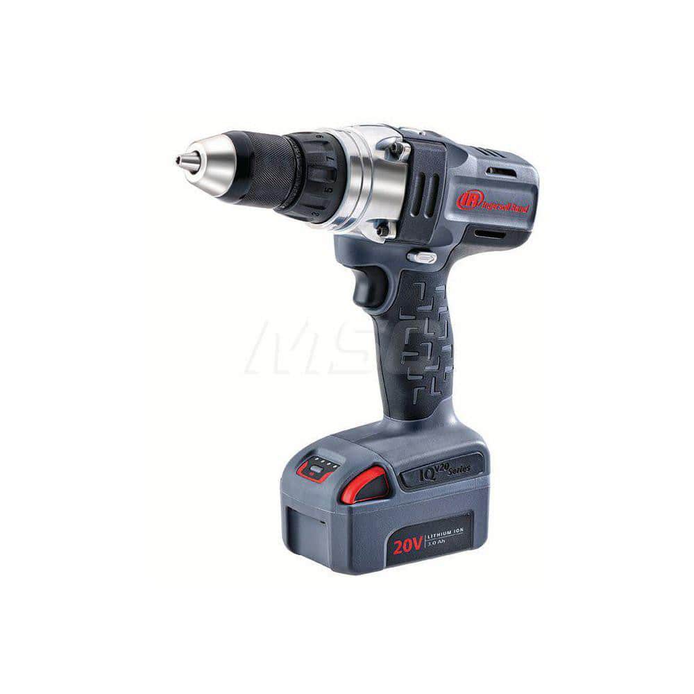 Ingersoll Rand D5140 Cordless Drill: 20V, 1/2" Chuck, 0 to 1,900 RPM 