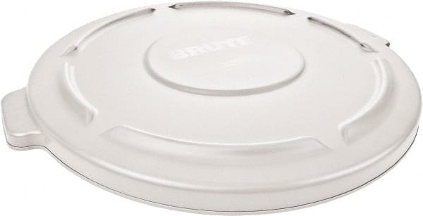 Rubbermaid FG265400WHT Trash Can & Recycling Container Lid: Round, For 55 gal Trash Can 