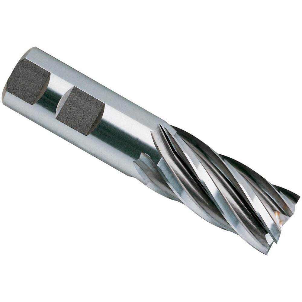 Square End Mill: 6 Flutes, Cobalt
