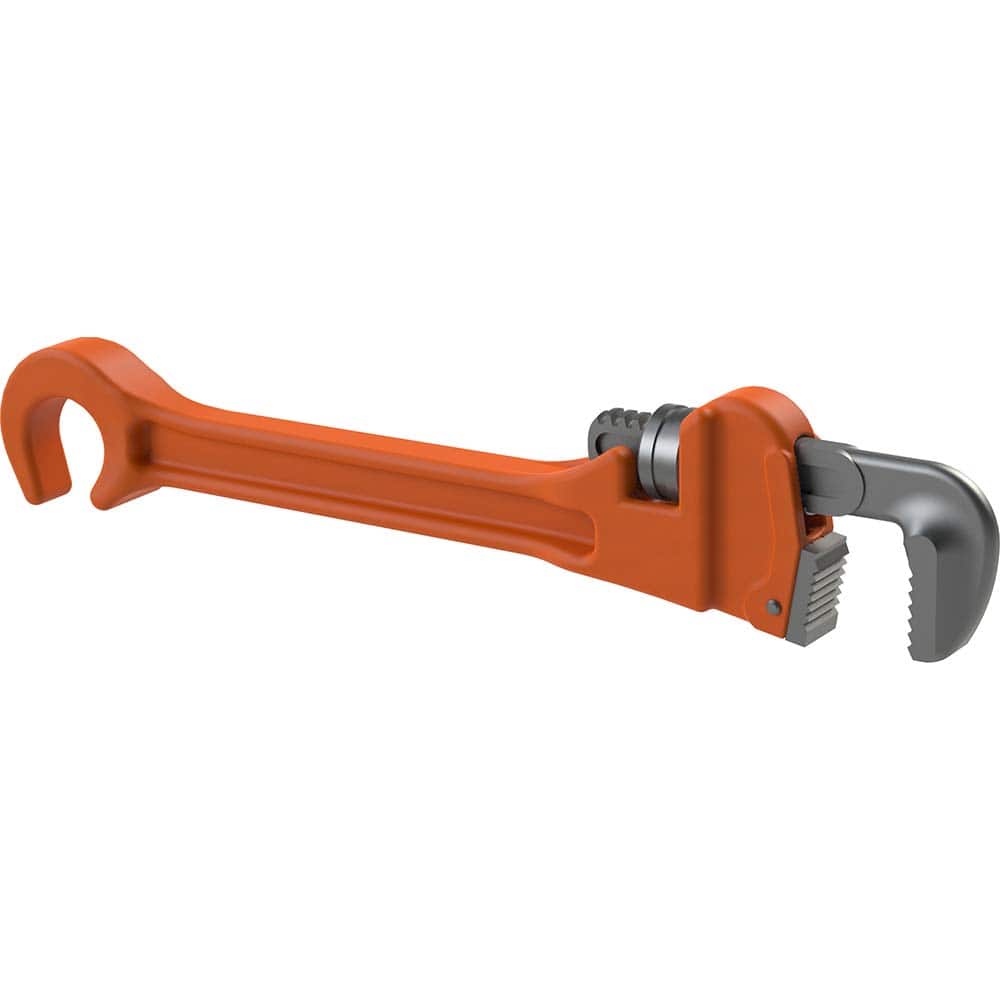 Pipe Wrench: 10" OAL, Aluminum