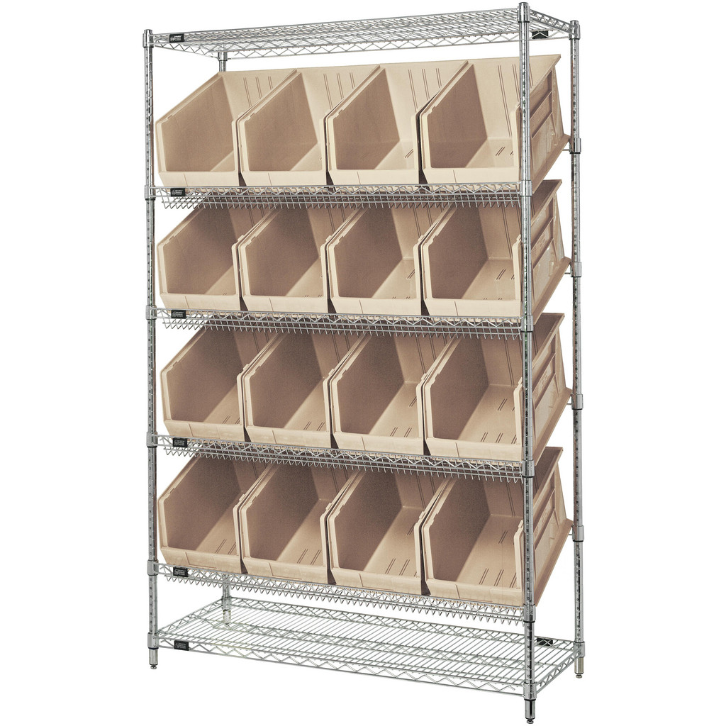 Quantum Storage Bin Shelving: Bin Shelving Type: Bin Shelving Unit; Shelf Type: Adjustable | Part #WRSL6-74-1848-260IV