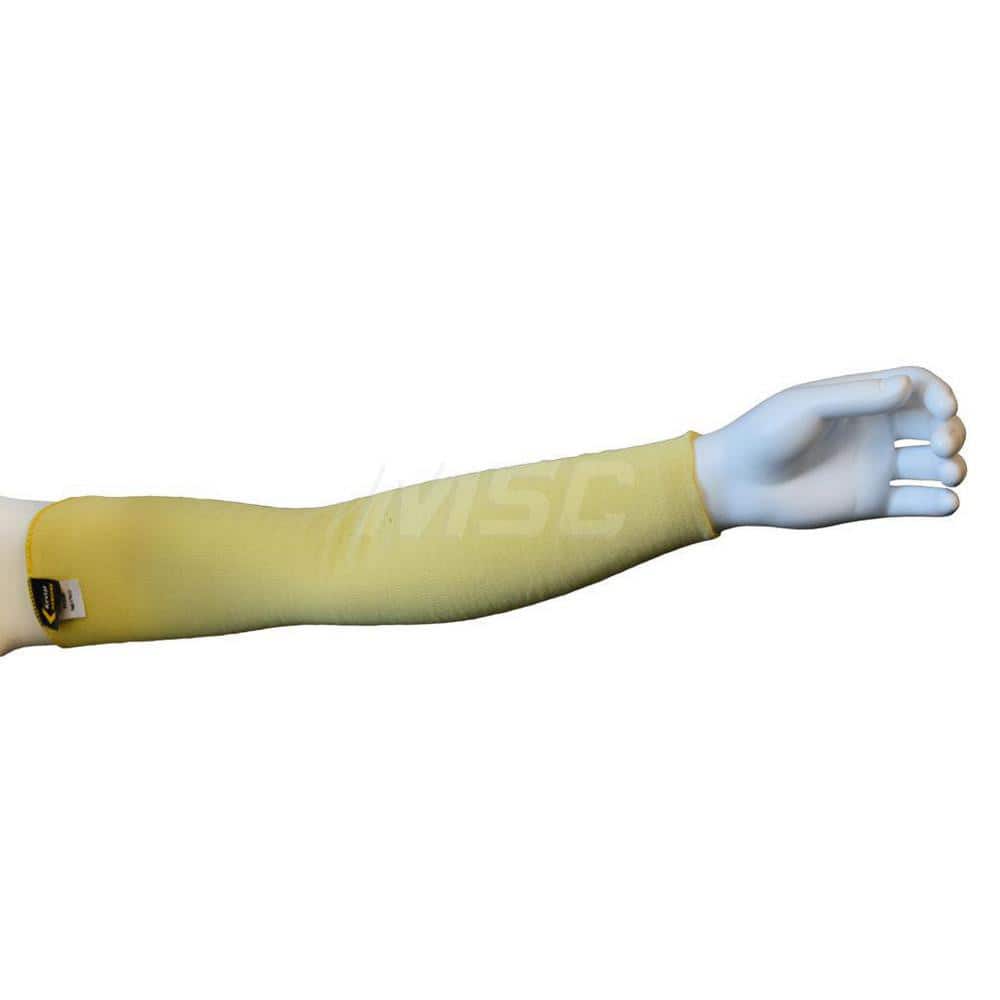 Cut & Puncture-Resistant Sleeves: Size Universal, Yellow, ANSI Cut A3