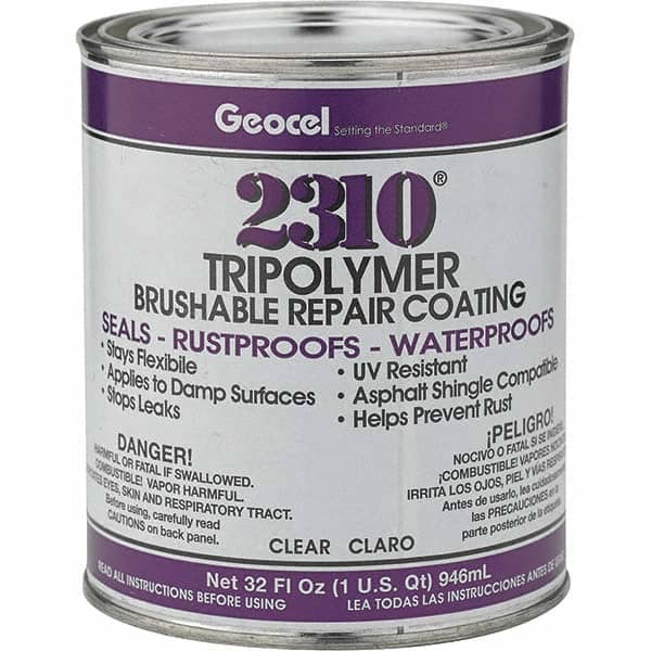 Geocel GC65200 32 oz Can Brushable Repair Trypolymer Sealant 