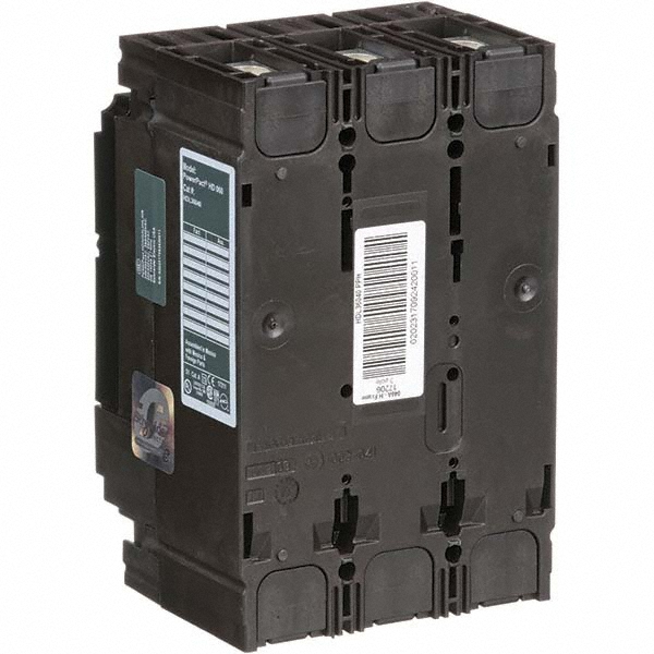 Square D - 40 Amp, 250 VDC, 600 VAC, 3 Pole, Panel Mount Molded Case