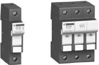 Schneider Electric DFCC1V 1 Pole, 600 Volt, 30 Amp, DIN Rail Mount Fuse Holder Image