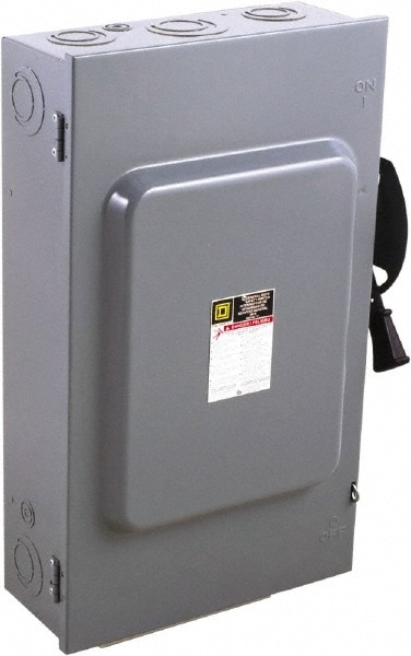 Square D D324N Safety Switch: NEMA 1, 200 Amp, 240V, Fused Image