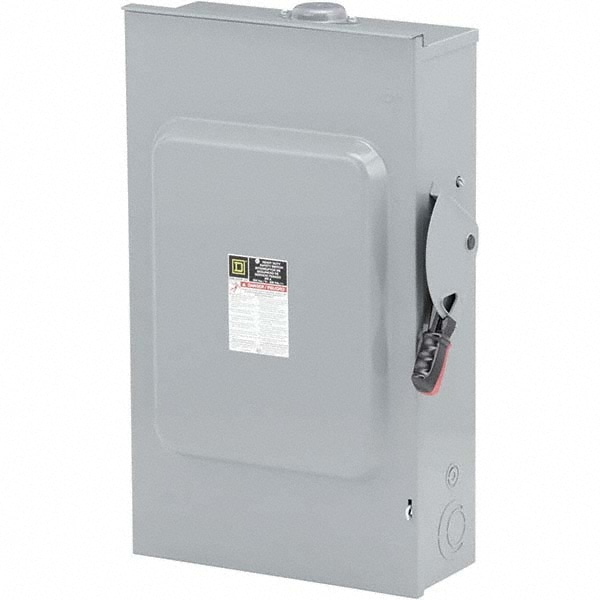 Square D HU364RB Safety Switch: NEMA 3R, 200 Amp, 600VAC/VDC Image