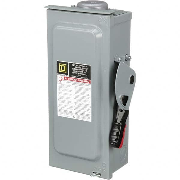 Square D HU361RB Safety Switch: NEMA 3R, 30 Amp, 600VAC/VDC 