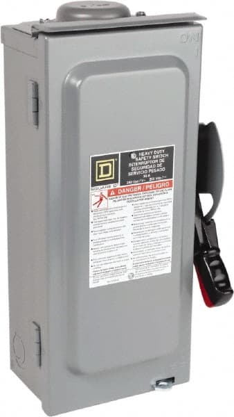Square D H321NRB Safety Switch: NEMA 3R, 30 Amp, Fused 