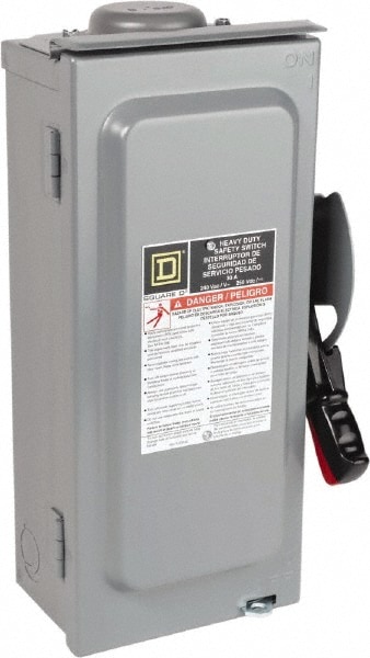 Square D H321NRB Safety Switch: NEMA 3R, 30 Amp, Fused Image