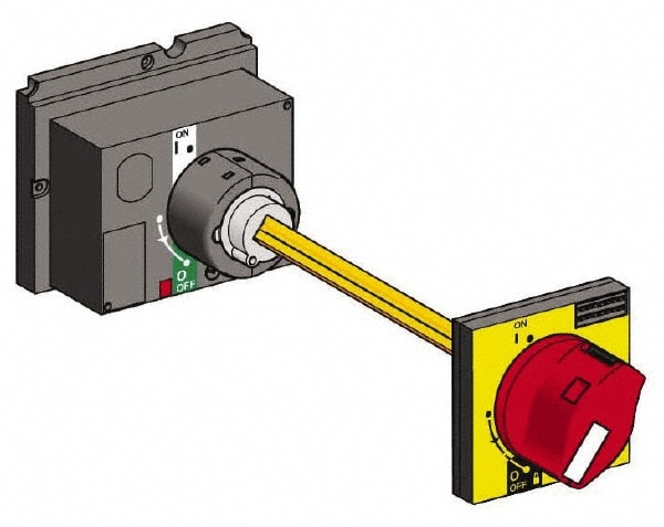 Schneider Electric GV7AP02 Circuit Breaker Rotary Handle Image