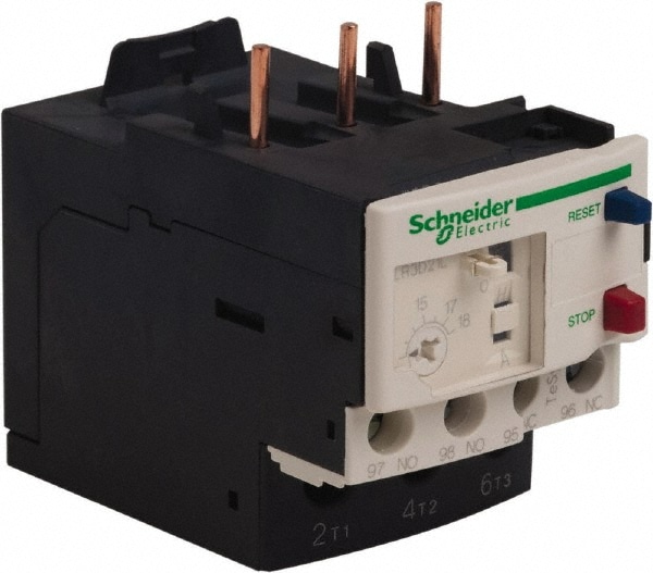 Schneider Electric LR3D21L 3 Pole, NEMA Size 0-1, 12 to 18 Amp, 690 VAC, Thermal NEMA Overload Relay Image