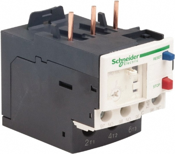 Schneider Electric LRD10L 3 Pole, NEMA Size 00-1, 4 to 6 Amp, 690 VAC, Thermal NEMA Overload Relay Image