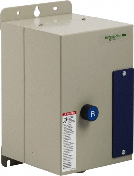 Schneider Electric LE1D093A72OG70 9 Amp, 120 Coil VAC, Nonreversible Enclosed IEC Motor Starter Image