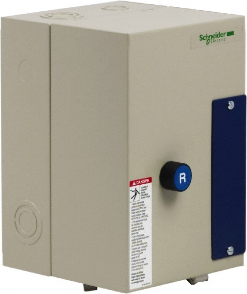 Schneider Electric LE1D323A62OG70 3 Pole, 32 Amp, 120 Coil VAC, Nonreversible Enclosed IEC Motor Starter Image