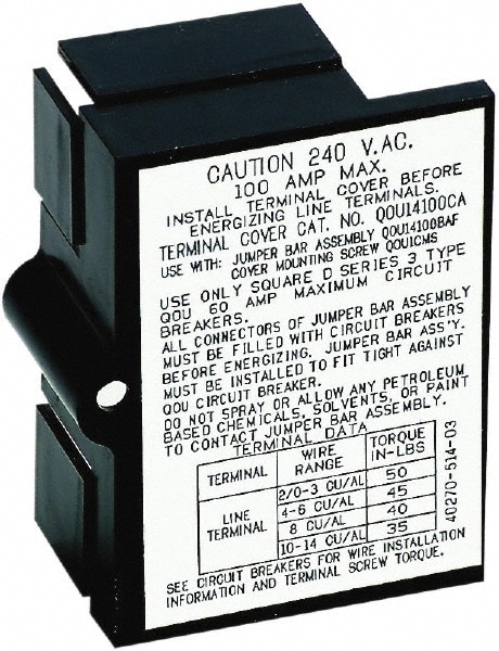 Square D QOU14100JBAF 100 Amp Circuit Breaker Jumper Bar Assembly Image