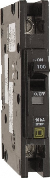 Square D QOU1100 100 Amp, 240 VAC, 1 Pole, Panel Mount Miniature Circuit Breaker Image