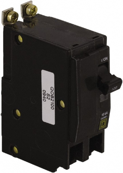 Square D QOB2100 100 Amp, 240 VAC, 2 Pole, Plug In Miniature Circuit Breaker Image