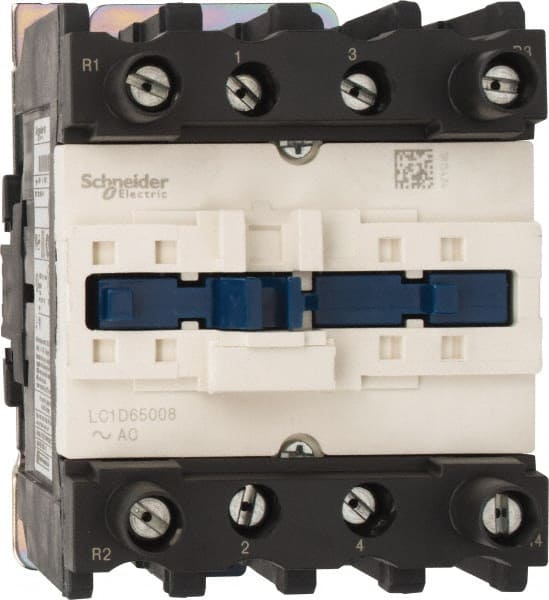 Schneider Electric LC1D65008G6 IEC Contactor: 4 Poles 