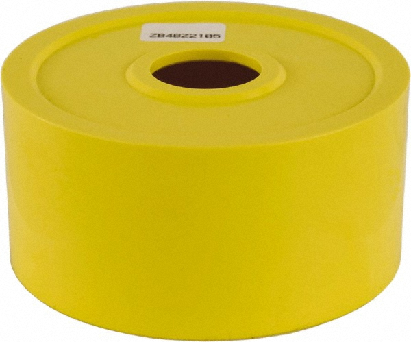 Extended Mushroom Head Pushbutton Switch Guard - Yellow, Round Button, Nonilluminated