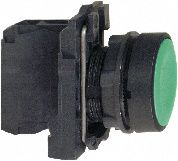 Push-Button Switch: 22 mm Mounting Hole Dia, Momentary (MO) - NO