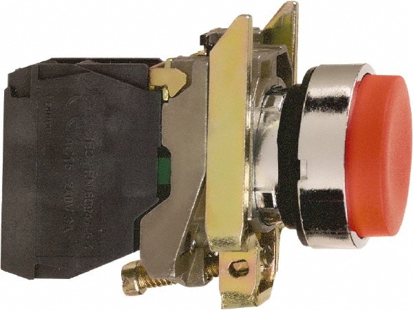 Schneider Electric XB4BL42 Push-Button Switch: 22 mm Mounting Hole Dia, Momentary (MO) Image