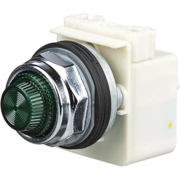 Schneider Electric 9001KP1G31 120 VAC Green Lens Indicating Light Image