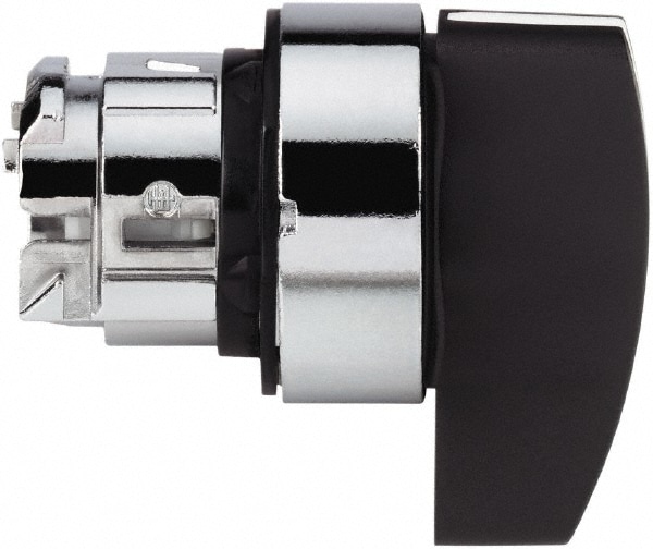 Schneider Electric ZB4BJ3 Selector Switch: 3 Positions, Maintained (MA), Black Handle Image