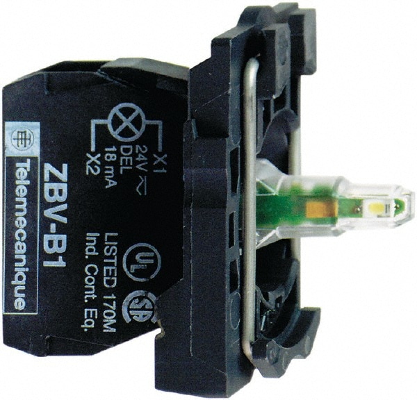 Schneider Electric ZB5AW0G41 110-120 V Red Lens LED Indicating Light Image