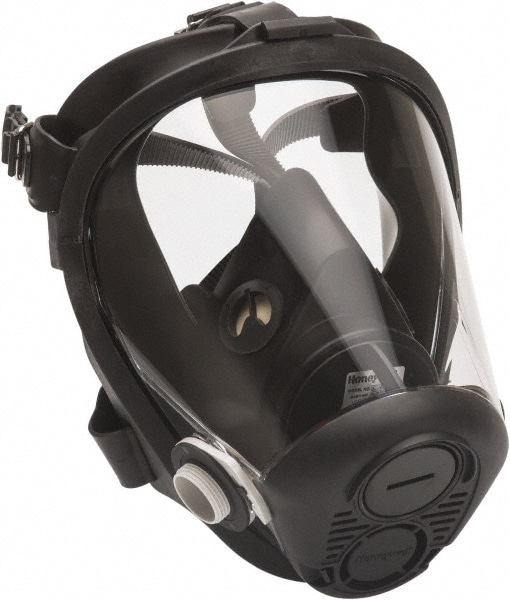 North RU65001S Full Face Respirator: Silicone, Threaded, Small 