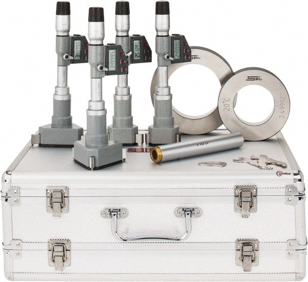 SPI MS160719029 2" to 4", IP65, Carbide Face Chrome Plated Finish, Electronic Inside Micrometer Image