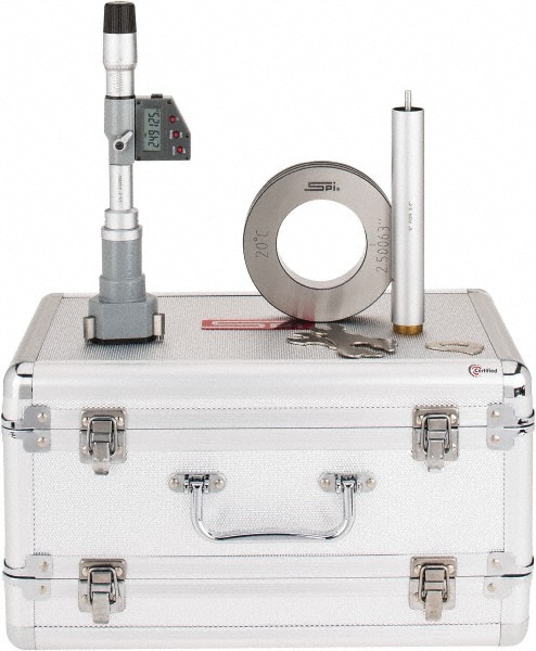 SPI MS160719023 2-1/2" to 3", IP65, Carbide Face Chrome Plated Finish, Electronic Inside Micrometer Image