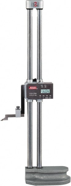 Electronic Height Gage: 600 mm Max, 0.001" Resolution, 0.001500" Accuracy