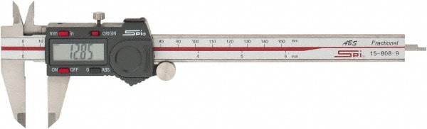 SPI MS677102 Electronic Caliper: 0 to 6", 0.0005" Resolution Image