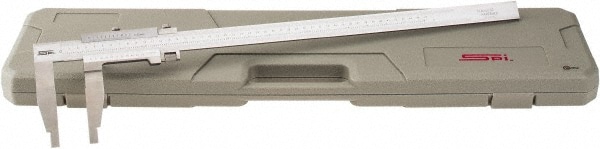 SPI CMS141007010 Vernier Caliper: 0 to 18", 0.002" Accuracy, 0.001" Graduation, Stainless Steel Image