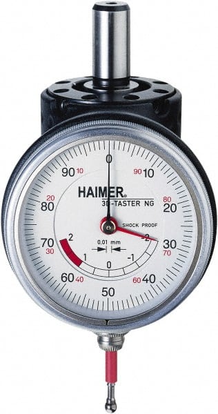 HAIMER 80.360.00NG 12mm Straight Shank, 4mm Point Diam, Dial Positioning Indicator 