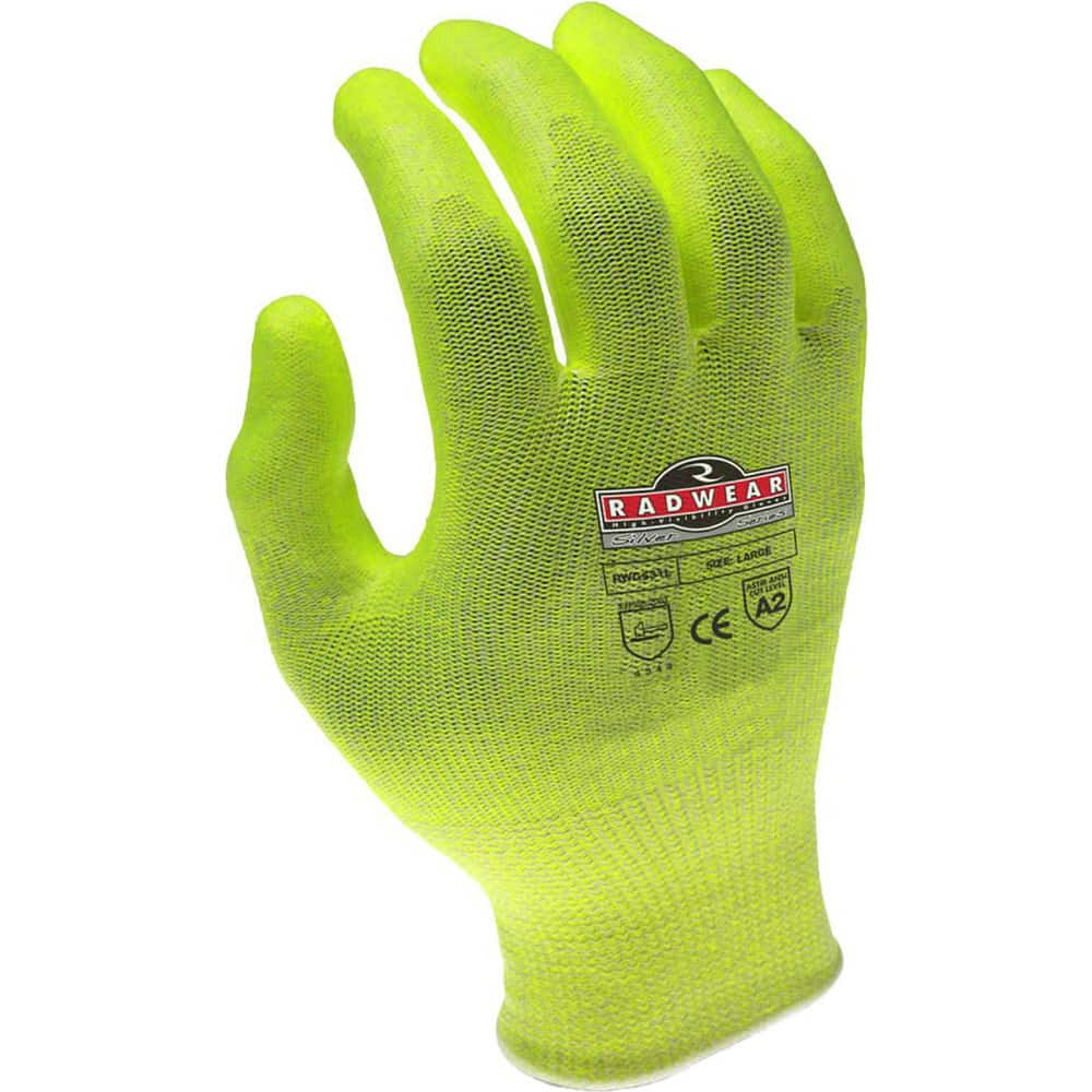 Cut-Resistant Gloves: Size M, ANSI Cut A2, HPPE