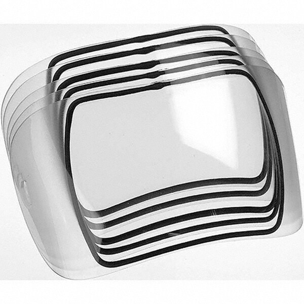 1 5-Piece 7-1/4 x 4-1/4 x 0.39" Polycarbonate Welding Helmet Front Cover Lens