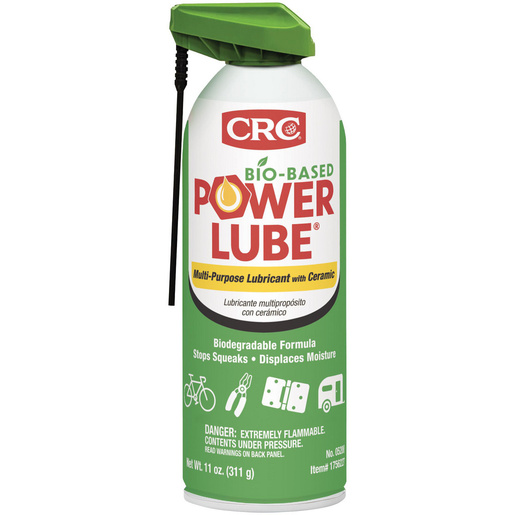 CRC Multi-Purpose Lubricant: 11 oz Aerosol w/ Straw, Butane & Petroleum - Amber, 122.000 deg F Max, Flammable | Part #1756228